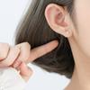 Мини маленькие серьги женские модные простые темпераментные милые короткие серьги для волос треугольные серьги-гвоздики