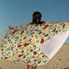 Orla Kiely Лист Цветок Большие Микрофибровые Пляжные Полотенца Быстросохнущее Полотенце Песок Пляжные Полотенца Полотенце для Бассейна Для Путешествий Плавание Бассейн Йога