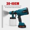 1500W 800ML 88VF Cordless Electric Spray Gun with 3Nozzle Flow Control Airbrush High Power Paint Sprayer For Makita 18V