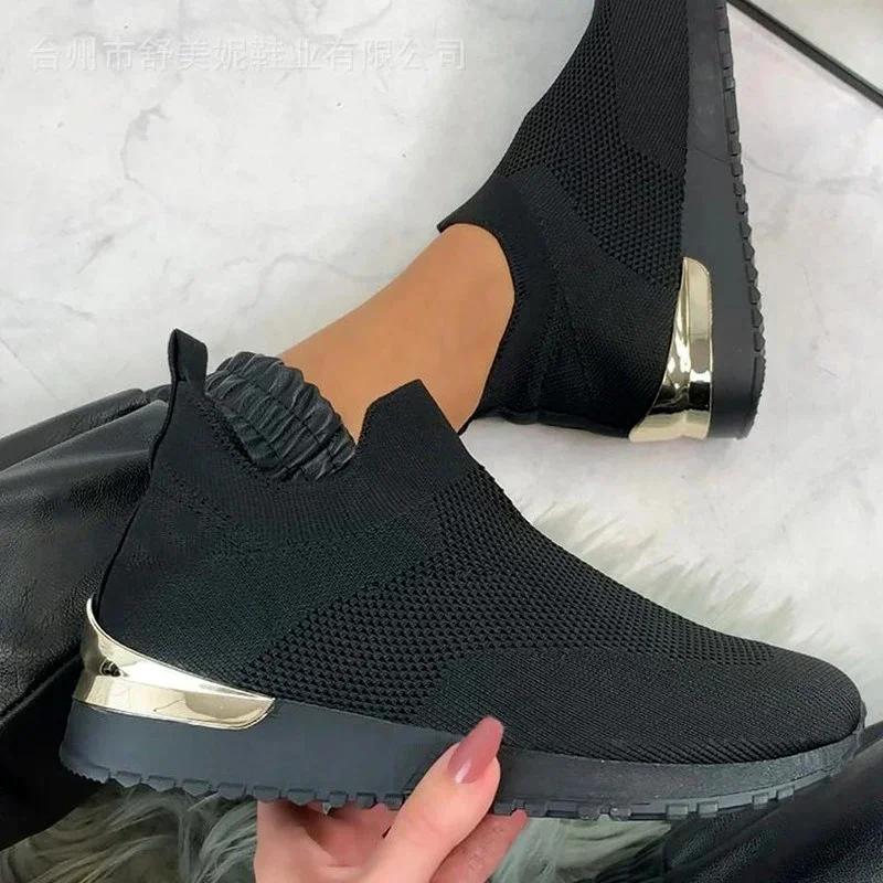 Новые женские кроссовки Slip-on для женщин, повседневные, спортивные, женские, осень 2024, белые кроссовки, женские, вулканизированные туфли