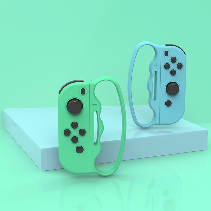1 пара ремешков для рук для игры на Switch, ремешок-рукоятка для контроллера JoyCon, игровые ремешки для рук для фитнес-бокса, аксессуары для Nintendo Switch OLED