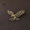 Scratch-resistant Pin Men Brooch, Eagle Design Lapel with Invisible Buckle, Wings Claw Suit Accessory Metal Badge for Suits Shirts Coats Ties Business