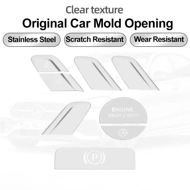Engine Start Stop Headlight Switch Button Trim Cover for Mercedes Benz C Class W206 C200 C220 C260 C300 Car Accessories