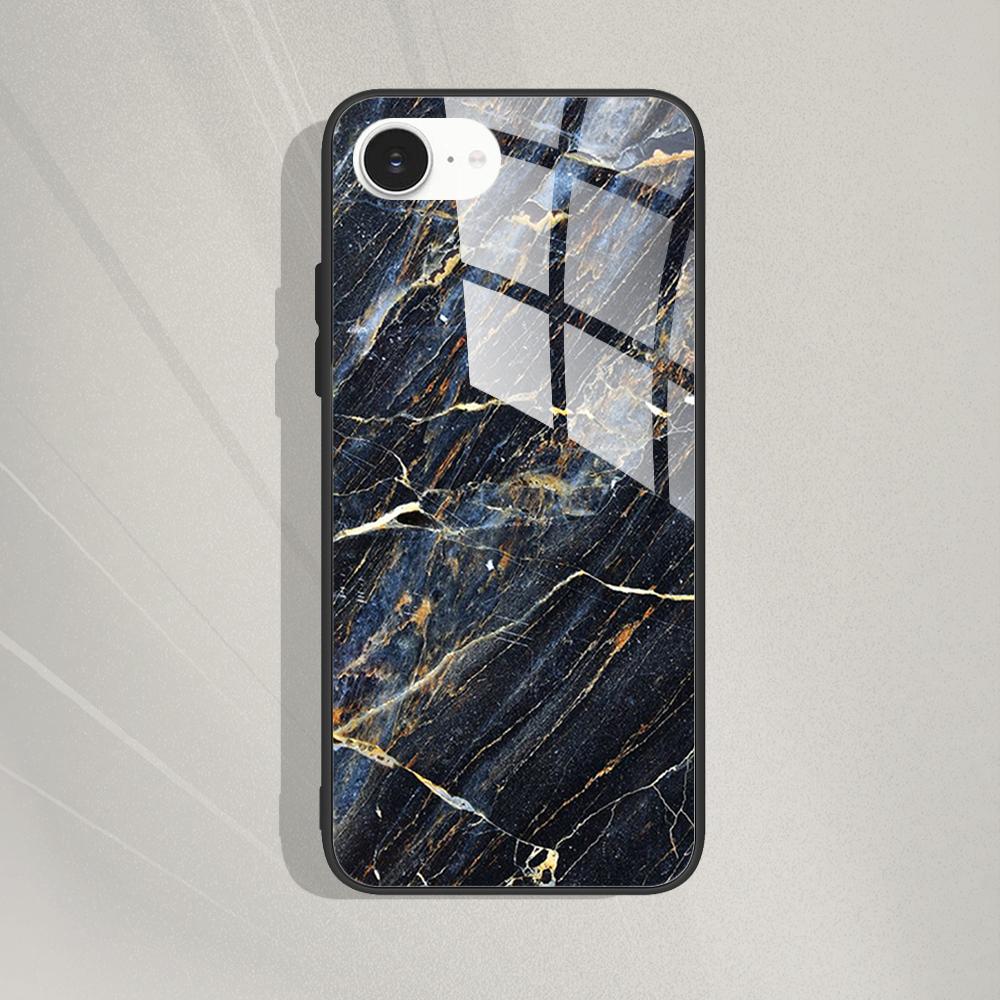 For iPhone 16e Case Printed Cartoon Tempered Glass Case Phone Back Cover For iPhone 16E 2025 Phone Cases 16 E Fundas Bags Bumper