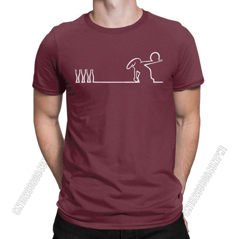 Футболка La Linea Bowling для унисекс Badum Linus Lineunisex Crazy из чистого хлопка с круглым вырезом August Clothing
