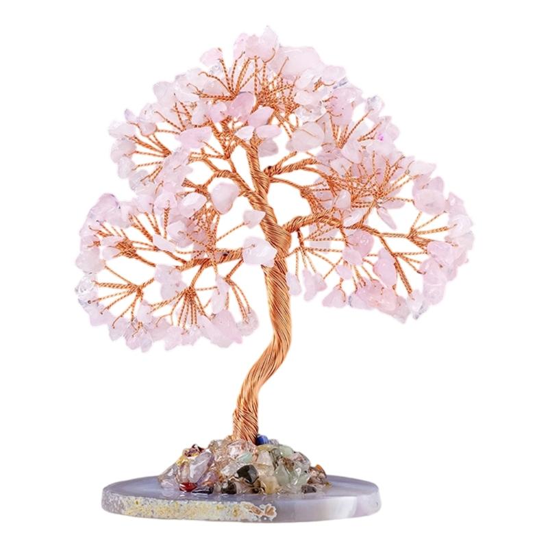 Elegant Crystal Lucky Tree Decoration To Attract Wealth and Positive Energy for Desks and Living Room