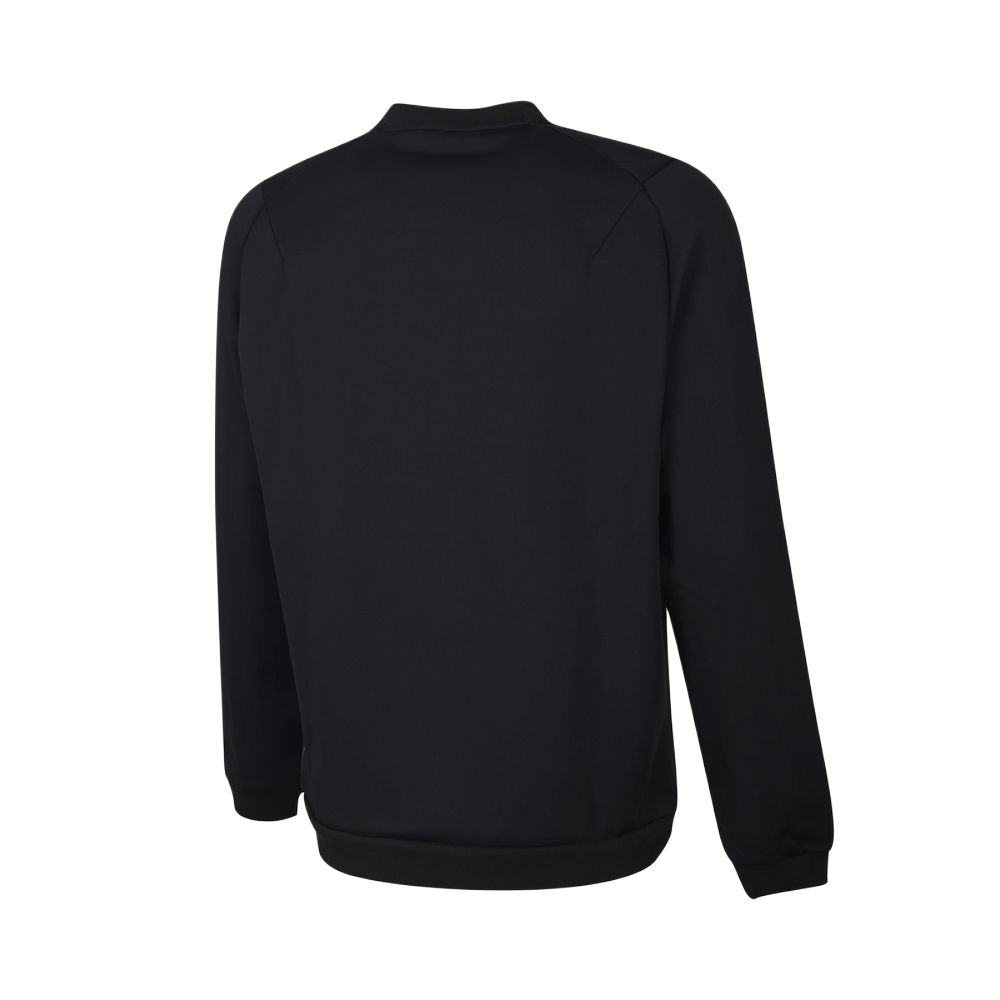 Adidas Sweatshirts Men's Black Crew Neck Moderate KC5930
