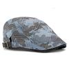 Women's Cap British Vintage Print Camouflage Beret Men