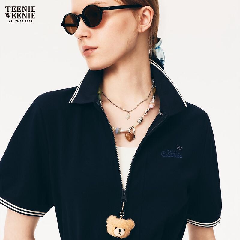 Teenie Weenie Платье средней длины с мультяшным медведем