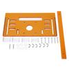 4in Cutting Machine Base Plate 90 Degrees Flat 45 Degrees Oblique Cutting Machine Bottom Board Woodworking Tools 28 X