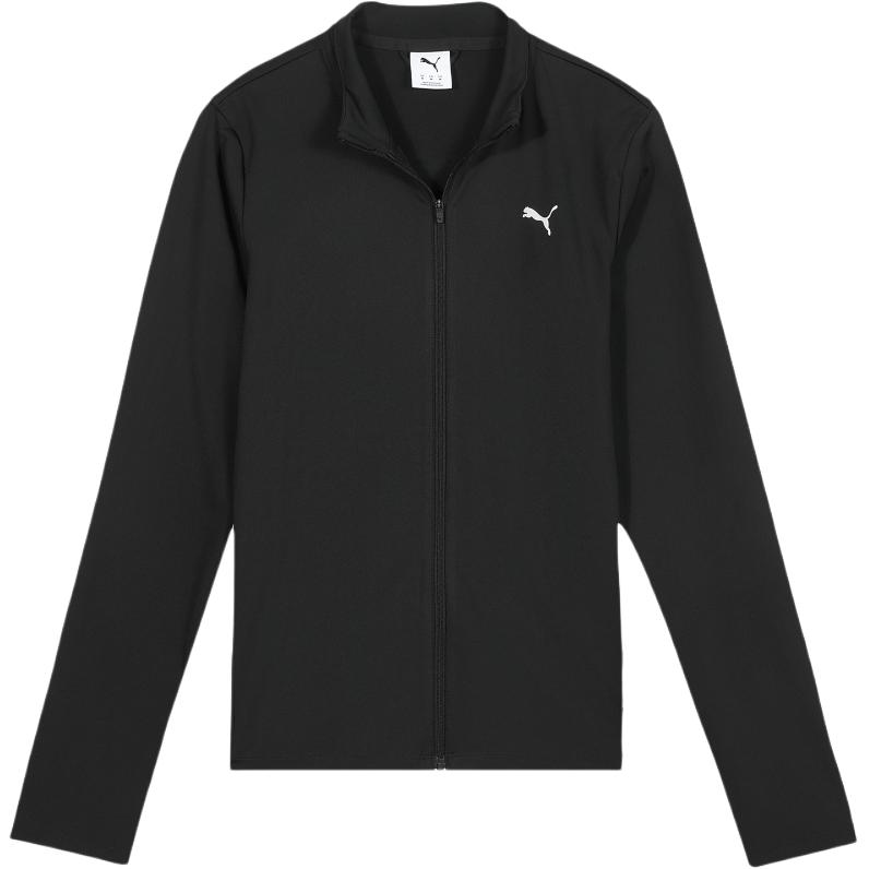 Puma Влагоотводящая быстросохнущая облегающая тренировочная куртка на молнии с длинным рукавом для женщин 689515-01