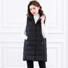 Women's Mid-length Down Cotton Vest Stand-collar Cotton Jacket Student Vest Vest Trend