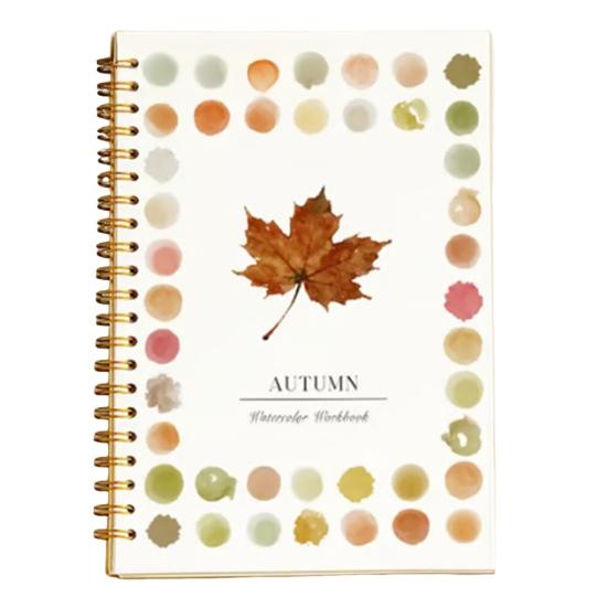 Альбом для акварели Книжка-раскраска Пошаговые уроки для животных цветов Подходящий для начинающих Набор для рисования для обучения Снятие стресса