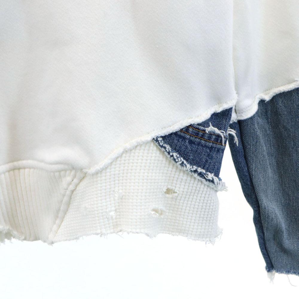 GREG LAUREN Made in USA Long sleeve Sweatshirts 1 White system Men's Used