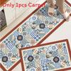 Pvc Antioil Waterproof Kitchen Floor Mat With Nonslip Texture For House And Entryway