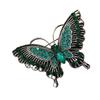 Элегантные Кристаллы Брошь Бабочка Винтажные Дизайны из Сплава Украшение для Женщин Платья Шляпы Сумки Свадебные Аксессуары