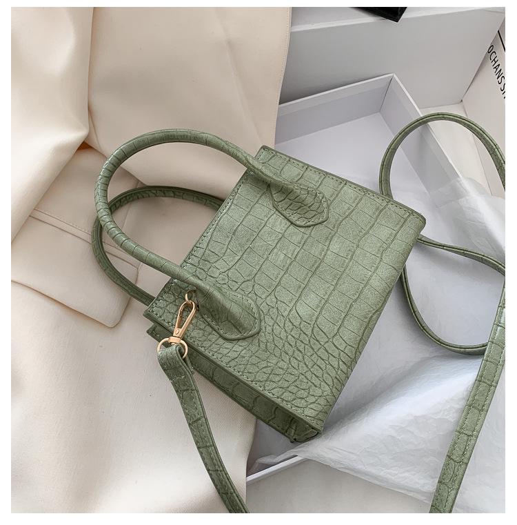 SCIONE Женская сумка Маленькая квадратная сумка Простая дикая атмосфера Сумка-мессенджер на одно плечо Сетчатая красная сумка