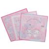 Salonge My Melody & Kuromi 43601 Napkin Set (3 pieces) 870900 Lunch Cloth Lunch Cloth My Melody MyMelody KUROMI