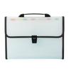 Waterproof Test Paper Storage Bag 13 Pocket Accordion File Folder Handheld File Bag  Business