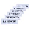 6pcs Acrylic Table Sign Waterproof Inverted V Triangle Table Seat Reminder Sign For Hotel Restaurant