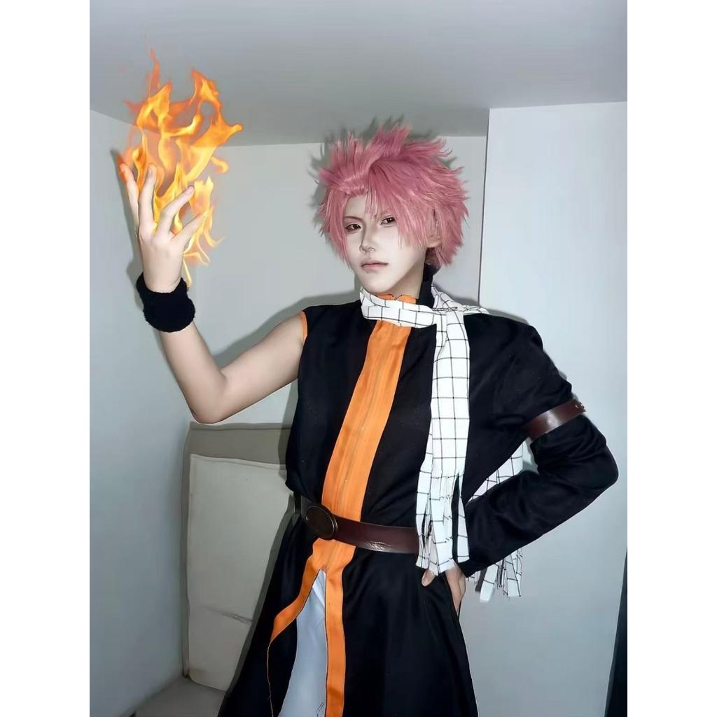 Аниме FAIRY TAIL Этериус Нацу Драгнил Полный комплект Унисекс Взрослый Детский Костюм для косплея для Хэллоуина, сценическое выступление