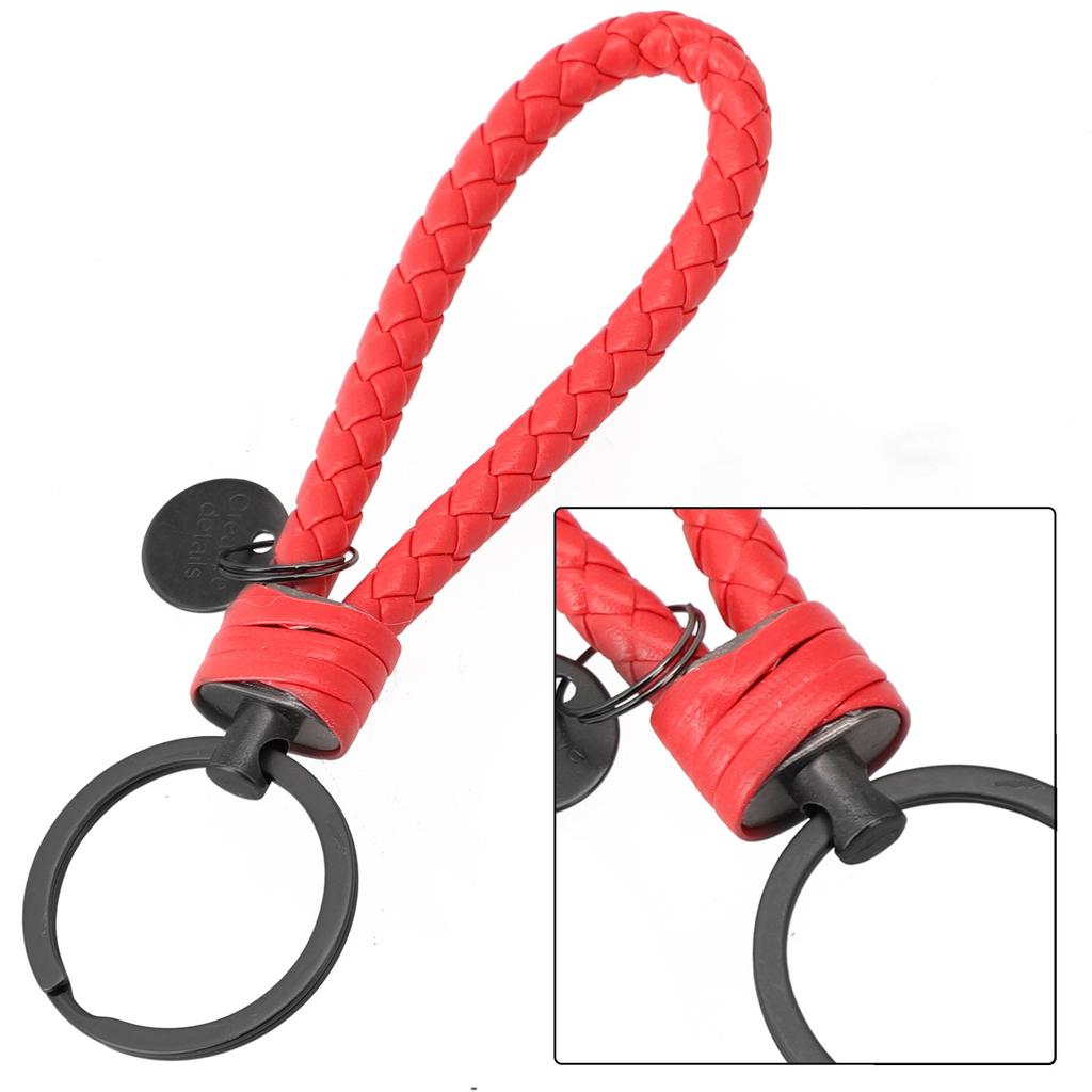 1 X Брелок для ключей, плетеный автомобильный модный брелок для ключей