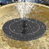 Solar Floating Fountain Bird Baths Water Fountain Outdoor Solar Panel Water Pump Pool Pond Floating Decoration Garden Waterfall