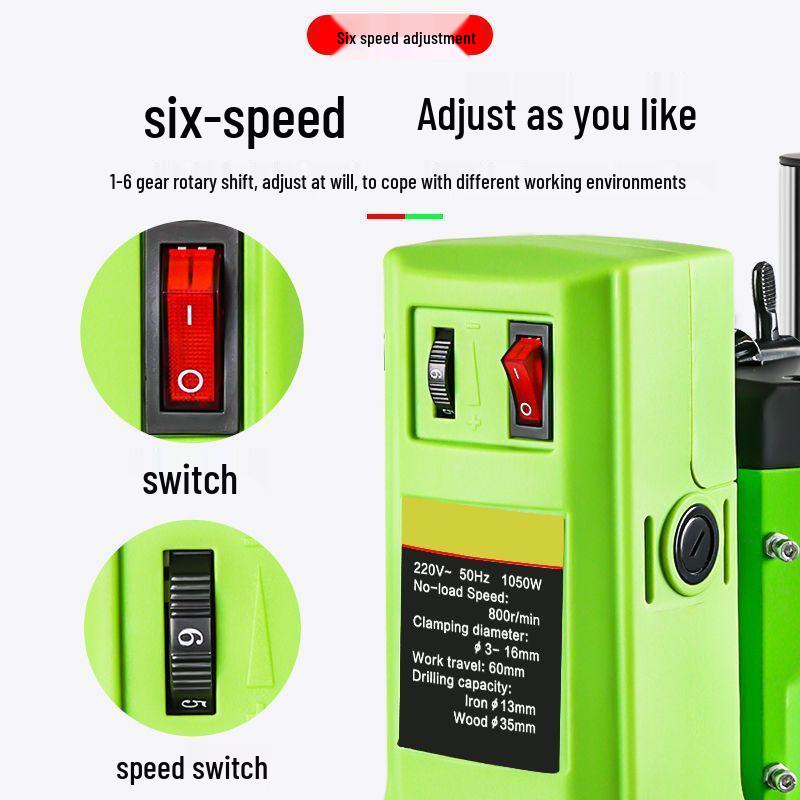 High Precision Mini 220V Bench Drill: Industrial Grade Multifunctional Drill Press for Household Use