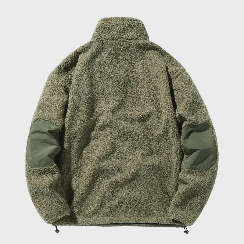 Мужская зимняя куртка-пуловер из флиса Teddy 76J61