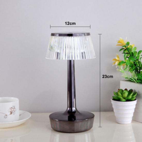 Хрустальная настольная лампа, креативный грибной прикроватный ночник для спальни, сенсорный атмосферный светильник для спальни, прикроватный подарок, светодиодный ночник