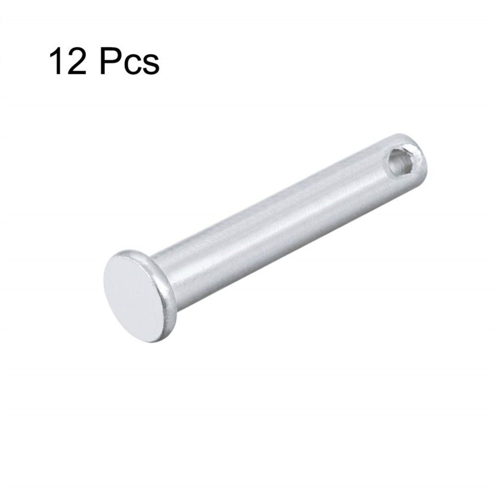 12 шт. M8 шарнирный штифт из нержавеющей стали 304 с плоской головкой, высококачественные штифты с одним отверстием