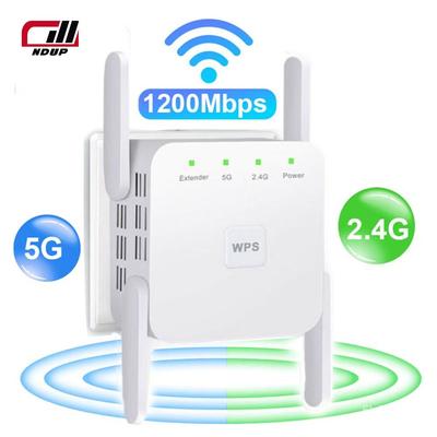 Новейший усилитель сигнала WiFi NDUP с портом Ethernet — поддерживает 60 устройств, скорость 300 Мбит/с, простая настройка, покрытие до 9860 кв. м. футов!