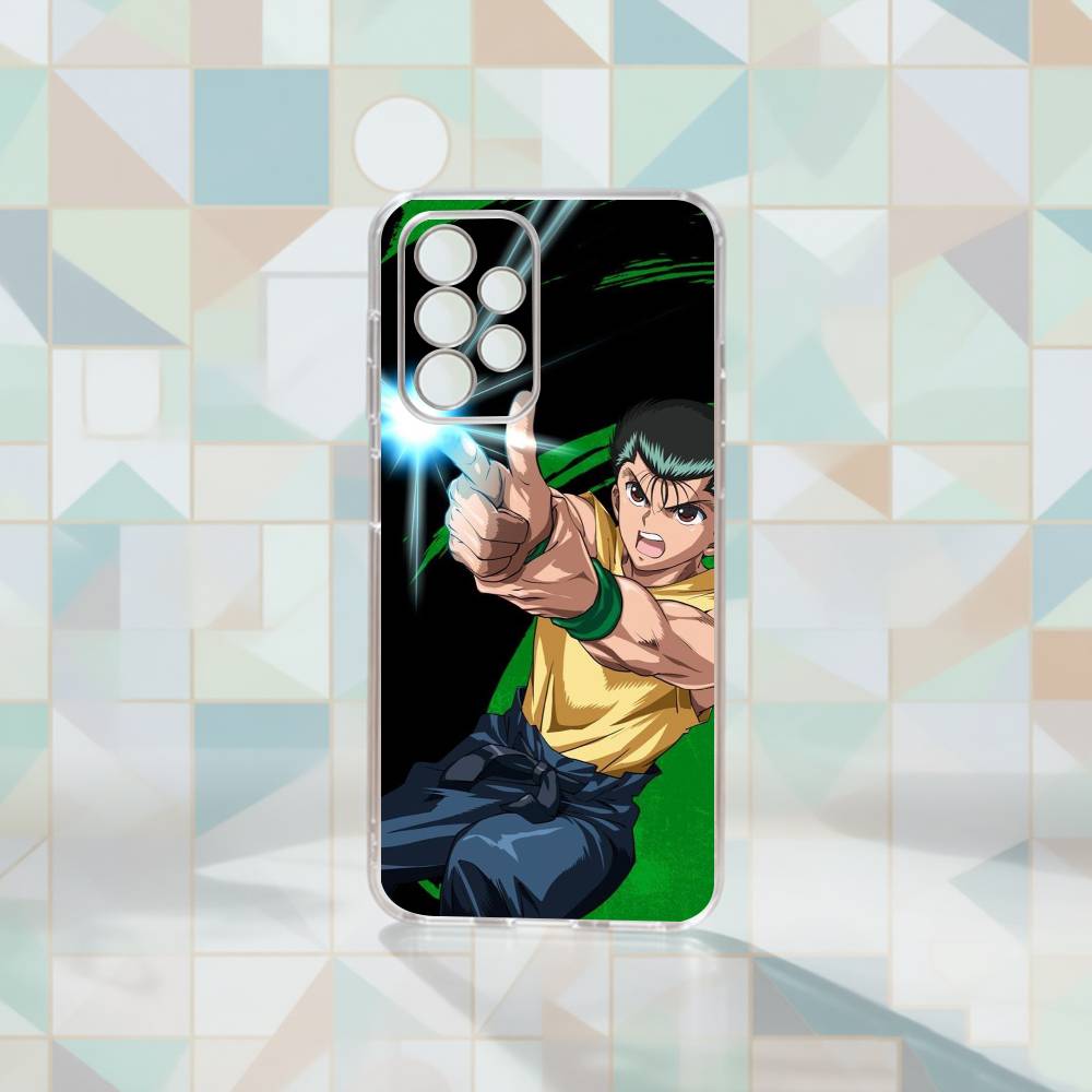 Аниме Y-Yu Yu H-Hakusho крутой Чехол для телефона Для Samsung S25,S24,S21,S22,S23,S30,Ultra,S20,Plus,Fe Прозрачная крышка