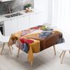 Скатерть с принтом для торта, украшение для ресторанного стола и противообрастающая прямоугольная форма для дома