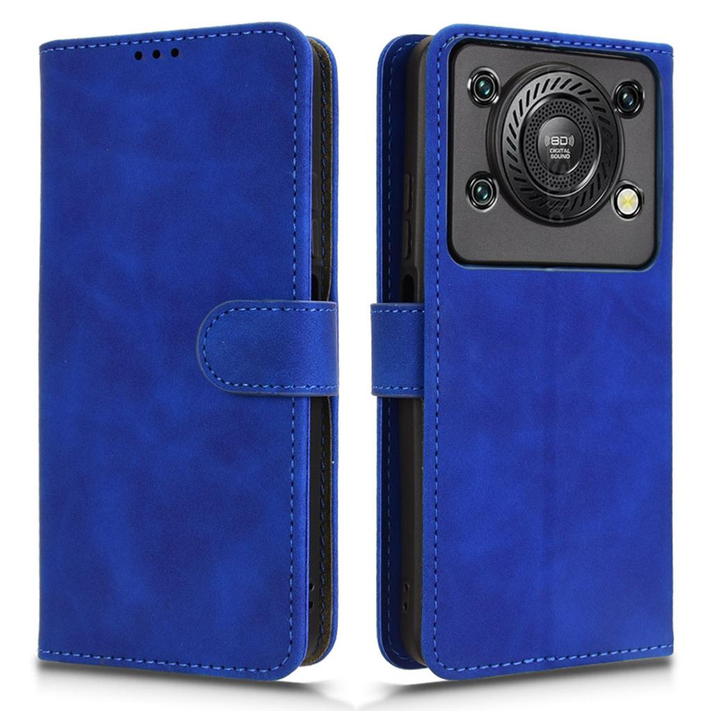 For Oukitel C60 Pro/C60 Leather Case Skin Feel Anti Drop Wallet Flip Phone Cover