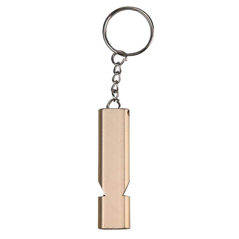 Многофункциональный алюминиевый свисток для экстренного выживания, портативные инструменты-брелки