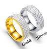 1PC Gift Jewelry Steel Ring Bling Titanium Accessories Lover Engagement Couple