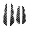 4pcs Car Door Edge Reflector Decorative Protector Anti Collision Crash Bar Strip