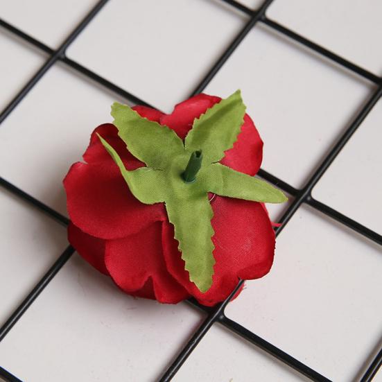 2 шт. 7 см искусственная голова розы красочные реалистичные многоразовые неувядающие DIY домашний офис свадебные украшения маленький цветок из искусственного шелка для взрослых секс-одежда