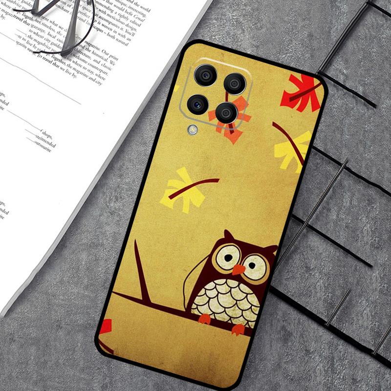 Baby Cute Owl Case For Samsung Galaxy M35 M21 M12 M13 M14 M15 M06 M16 M36 M56 M31 M53 M32 M52 M55 M34 M54