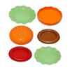 Hamburger Bowl and Plate Set Ceramic Dinnerware Set Creative Appetizer Stackable