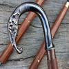 Antique Long Steampunk Walking Stick Cane AL Handle Wooden Walking Cane Best Christmas Gift Elephant Victorian Sitting