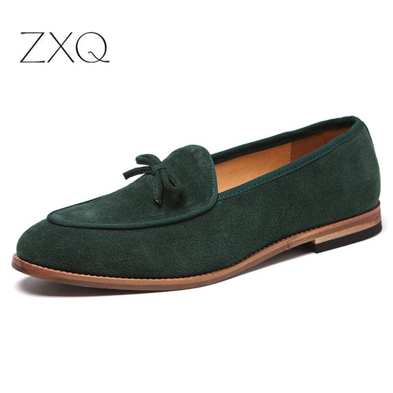 38-48 Men Casual Shoes Moccasins Genuine Leather Fashion Suede Elegant Comfortable Plus Size Breathable Brand Loafers Men