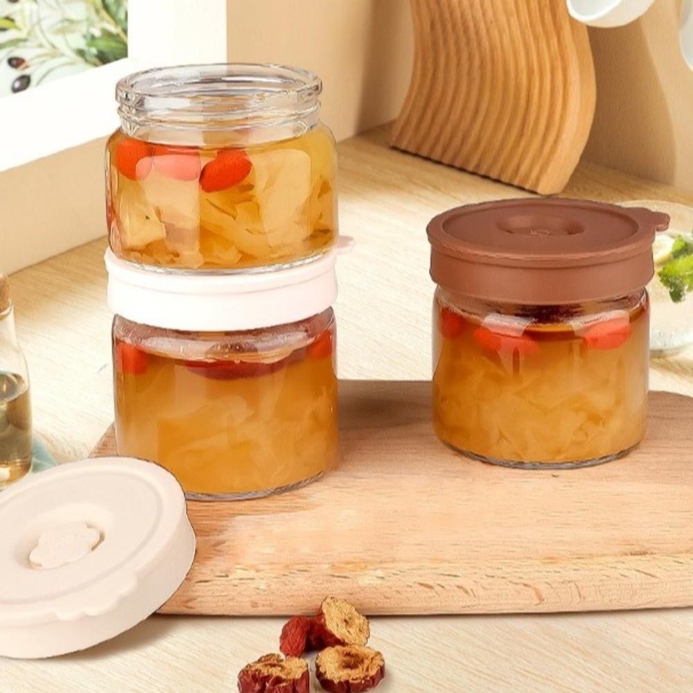 Precision Scale Sealed Container Transparent Airtight Container Glass Storage Containers Tea