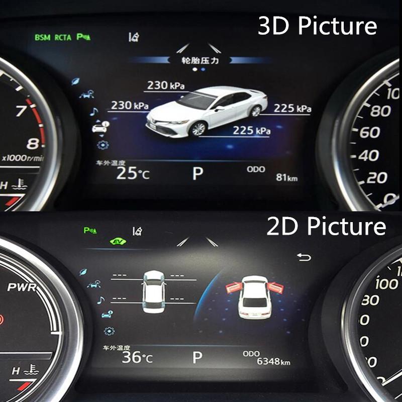 TPMS Датчик давления в шинах Цифровой ЖК-дисплей Автосигнализация Давление в шинах Для Toyota Camry 2018