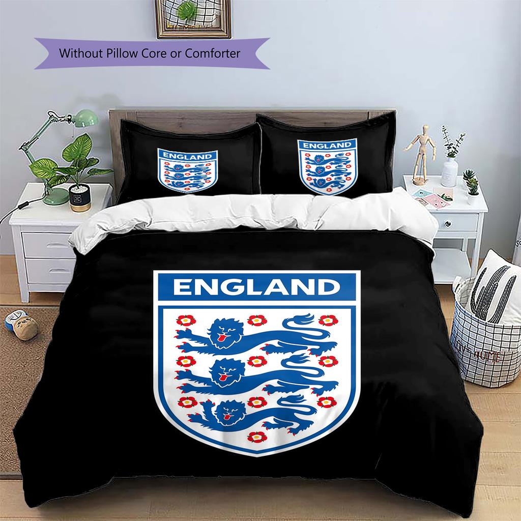 The Three Lions Pattern Bedding Quilt Set Home Decoration Gift (1 * duvet cover + 2 * pillowcase without core)