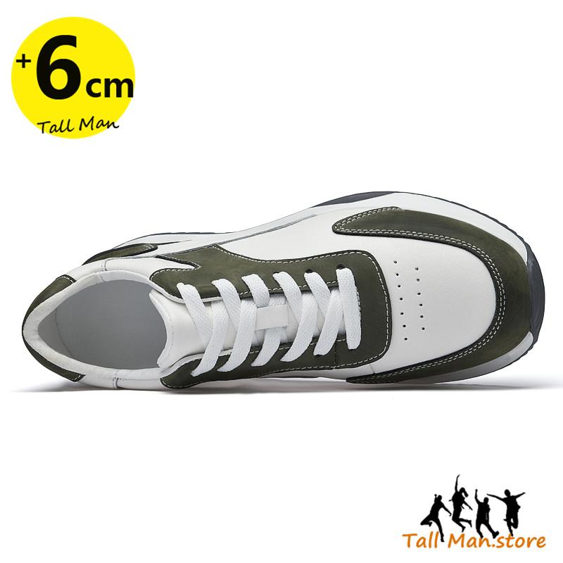 Спортивные кроссовки Мужская обувь на платформе Обувь для увеличения роста Стелька 6 см Мужская Повседневная Жизнь Досуг Мода Большие размеры 36-44