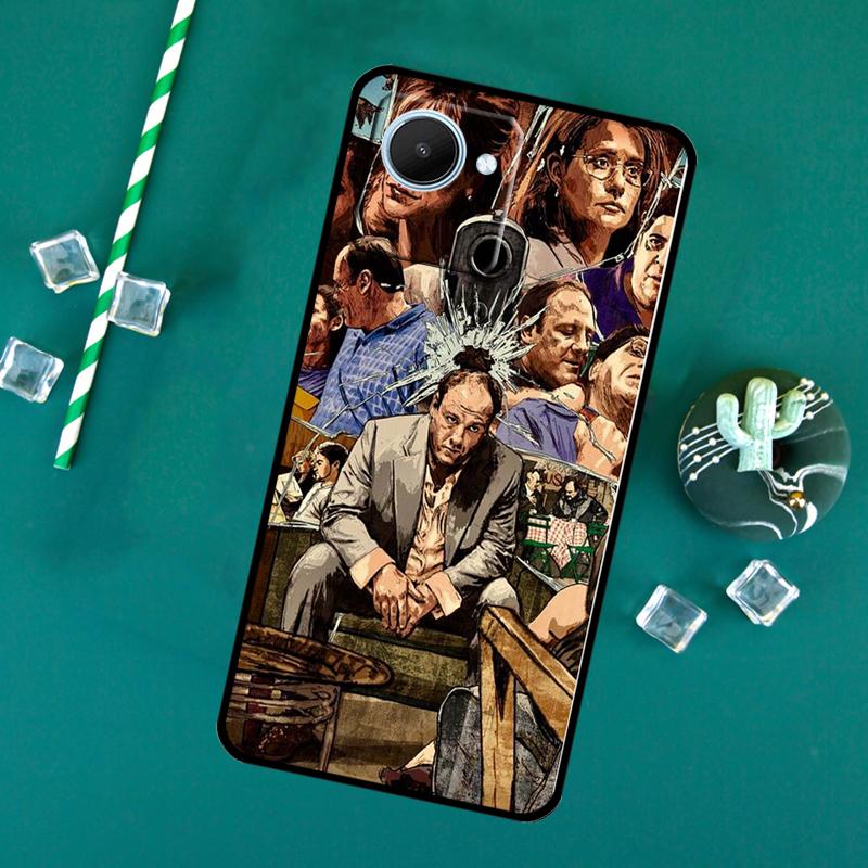 Чехол для телефона Realme 15 14 13 12 11 10 Pro Plus C65 C67 C63 C61 C55 C51 C53 C35 C75 GT6 GT7 Pro с изображением из сериала Клан Сопрано