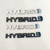 3D Metal HYBRID Logo Grill Side Fender Rear Trunk Emblem Badge Car Sticker Decals For Toyota Prius Camry Crown Auris Rav4s TRD bypm9