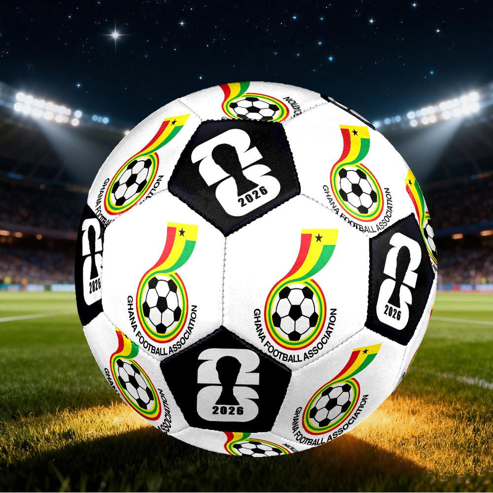 1pc Ghana Football Size 5 Soccer Ball Professional Match Training Football Indoor &Outdoor Sports Ball Club Training Ball Lightweight Durable y9